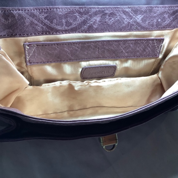 COPY - Arden B plum coloured clutch - Picture 4 of 4